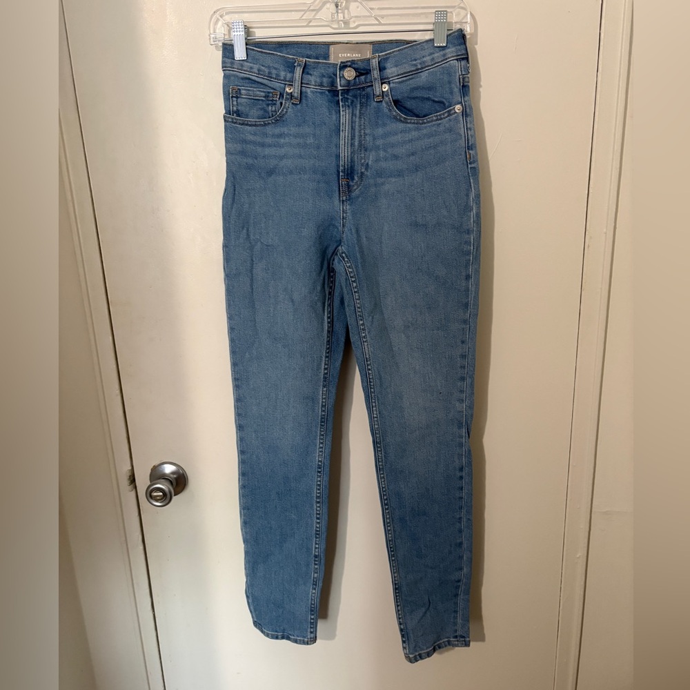 Everlane Women's High Rise Jeans in Light Blue